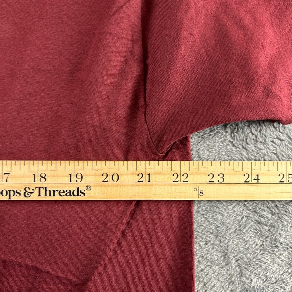 Colorado Avalanche Hockey NHL Mens XL T-Shirt Burgundy Short Sleeve Cotton - Picture 9 of 10